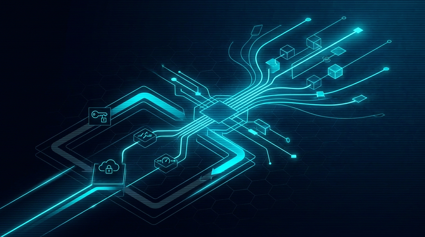 Abstract illustration for: What 'Open Source AI Must Win' Actually Means for Operators Who Rent Their Intelligence